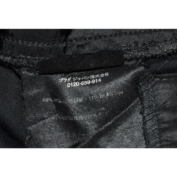 B5 Auth PRADA Black Side Seam Zip Pocket Slim-Straight Trouser Pants Size 44 - Picture 9 of 9